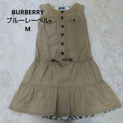 BURBERRY BLUE LABEL ワンピース 38 Burberry Blue Label One Piece Size 38 Beige Horse Mark Good