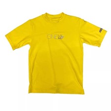 O'Neill Youth Basic Skins Short Sleeve Sun Shirt Yellow Kids Rashguard