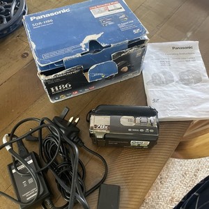 Panasonic SDR-H86 Handheld Video Camcorder Grey With Charger, 80GB HDD