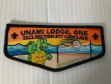 Unami Lodge 1 2023 Section E17 Conclave OA Flap