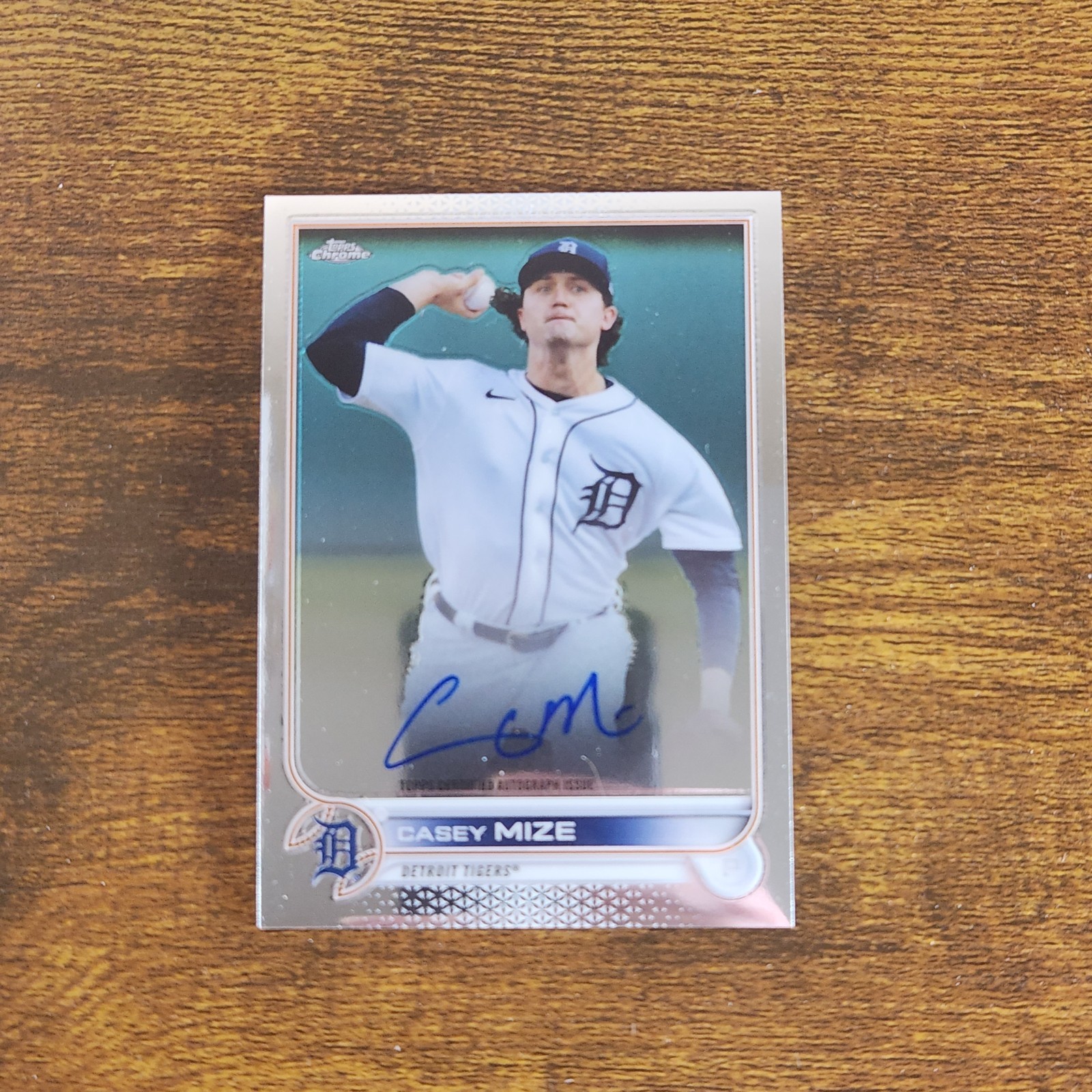 2022 Topps Chrome - Chrome Veteran Autographs Casey Mize #CVA-CMI (AU)