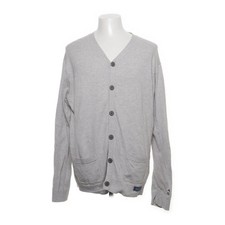 Post Fire Dew, Strickjacke, Jungen, Größe: 110, Grau, Kaschmir/Baumwolle #3AQ