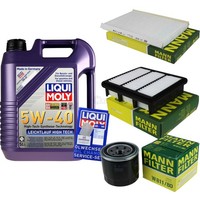 Inspektionspaket 5L Liqui Moly 5W-40 FüR Hyundai I30 1.4 1.6 2.0 KIA Cee'd SW