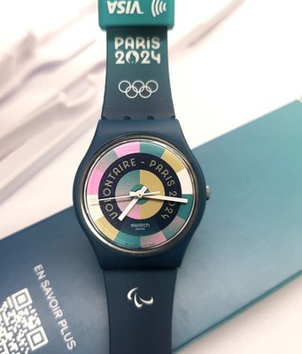 Swatch Olympic Special Paris 2024 - SO28Z123-5300 - Volunteers Pay - NEU - 