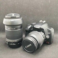 Canon EOS Kiss X2 DSLR Double Zoom Kit Good Used Condition Ready to Use