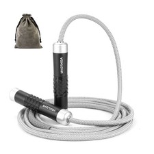Weighted Jump Rope - Premium Heavy Jump Ropes with Adjustable Extra Thick Cab...