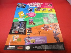 NFL Quarterback Club 96 Acclaim Sega Genesis Audible Promo P&oacute;ster Inserto SOLO