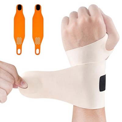 2PCS Ulnar Wrist Brace for Right & Left Hand, Ultra-Thin Elastic Wrist Wrap C...