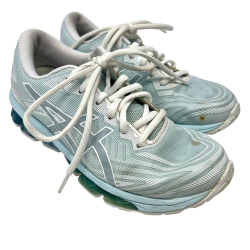 ASICS Gel Quantum 360 VII Sneaker Aqua Angel / White Walking Shoe Workout 6.0