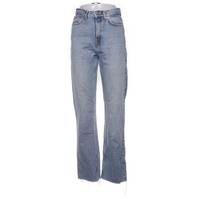 ONLY, Jeans, Größe: 27/32, ONLRILEY EX HW STRAIGHT DNM DOT, Blau #MNu