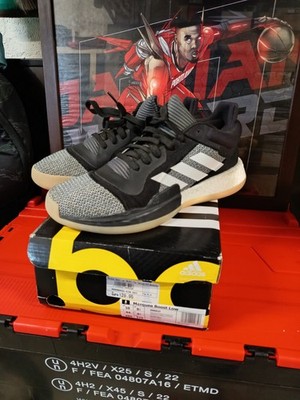 Adidas Marquee Low Boost Black Grey Gum 44 x NBA og retro Jordan Kobe Lillard...