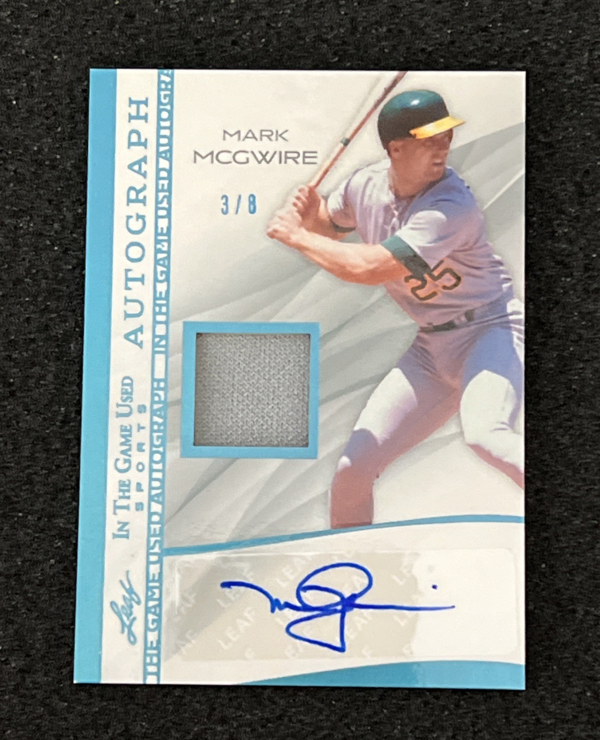 Mark McGwire - 2025 Leaf In The Game Used Patch Auto /8