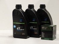Kawasaki W 650 Bj:99-05, 3Ltr.,Spec-X 20W50,ÖL- U. ÖLfilter