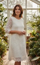 NY&C White Lace Mini Dress NWT | Boho Chic Cloud Dancer White S