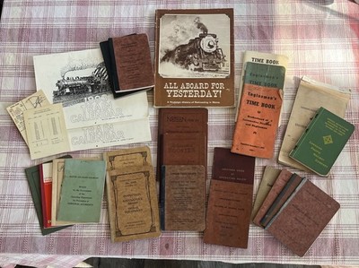 Vintage Canadian Pacific Railroad Eisenbahn Code Regeln, Logbücher usw. Posten von 27