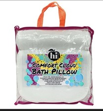 Bath Pillow "NEW" Comfort Cloud White - Soft, Supportive Spa Cushion