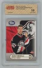 2003-04 Calder  Rookie /775 hand sign on case Jason Pominville Buffalo Sabres