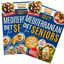 Mediterranean Diet Cookbook for Seniors Health Longevity Weight Control Recipes