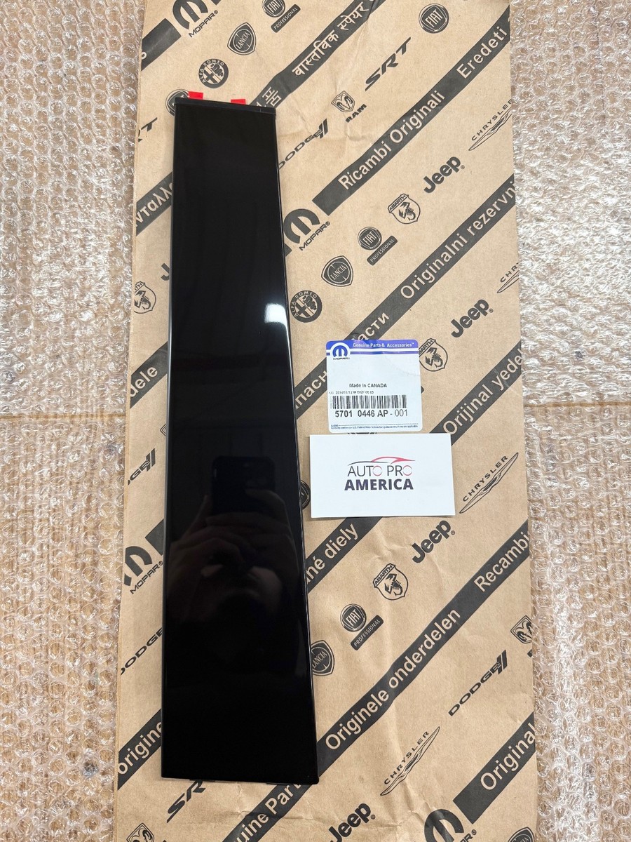 RIGHT REAR DOOR B PILLAR WINDOW TRIM APPLIQUE 2011-2022 JEEP GRAND