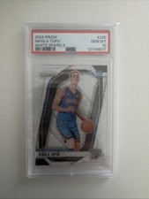 2024-25 Nikola Topic White Sparkle PSA 10  #230 (RC)