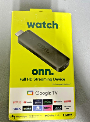 Watch Onn full HD streaming Device google tv