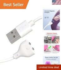 Lightweight 2.6ft USB Magnetic Charging Cable for Versatile Device Charging