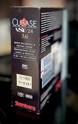 Cubase VST/24 • 3.6 Studio Recording Software DAW Complete In Big