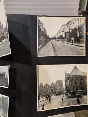 Vintage 1912 Collection of 72 Photos from European Trip on scrapbook-type pages - Picture 16 of 19