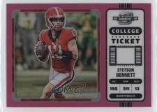 2023 Chronicles Draft Picks Contenders Optic Pink Prizm Stetson Bennett IV 07rd