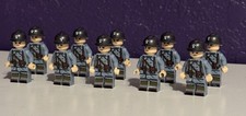 French Infantry WW2 Soldier Custom Minifigure Lot 10 United Bricks Minifig