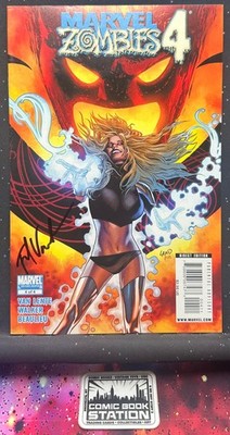 Marvel Zombies 4 #4 2009 FN/VF Marvel Comics Signed by F.V Lente CI