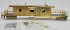 OMI HO Brass MILWAUKEE ROAD B-W Bay Window Caboose #1285 - 1990 AJIN BSBX - NOS