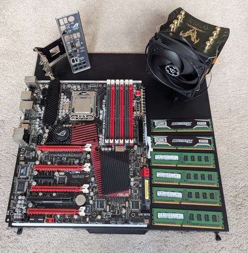 ASUS Rampage III Extreme with Intel i7 980 6-Core 12T @ 3.33GHz & 24G ...