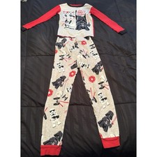 Star Wars Pajamas Set size 8 Kids 2 pc Shirt Pants