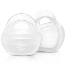 Milk Collector, Portable Silicone Breastmilk Catcher, Kick-Proof Wearable Bre...