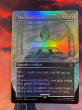 MTG Final Fantasy The Wind Crystal Borderless Foil