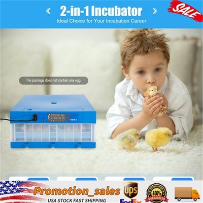 48 Eggs Incubator Automatic Digital Chicken Egg Hatcher Temperature Control