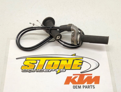 KTM 250 SX-F TWIST THROTTLE & CABLE WIRE 350 450 500 EXC SXF XCF GAS GAS 250F