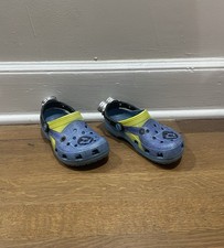 Minions X Crocs Classic Clog Despicable Me Kids Sz 12 Slip On Shoes Sandal Blue