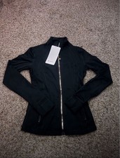 Lululemon Define Women's Black Full Zip Slim Activewear Jacket Size 4
