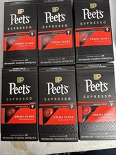 60 CAPSULES Peet's Crema Scura Espresso for Nespresso Original coffee
