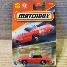 2025 Matchbox. Alfa Romeo Duetto Red. New.