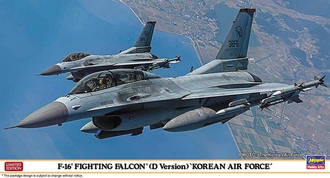 Hasegawa 7512 - 1/48 F-16 Fighting Falcon, Korean Air Force - New