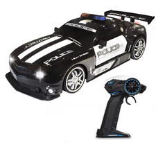 1/12 Big 2.4Ghz Super Fast Police RC Car Remote Control Cars Toy with Lights Dur
