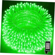33ft St. Patrick's Day Mini String Lights, 100 LED Christmas 100LED Green