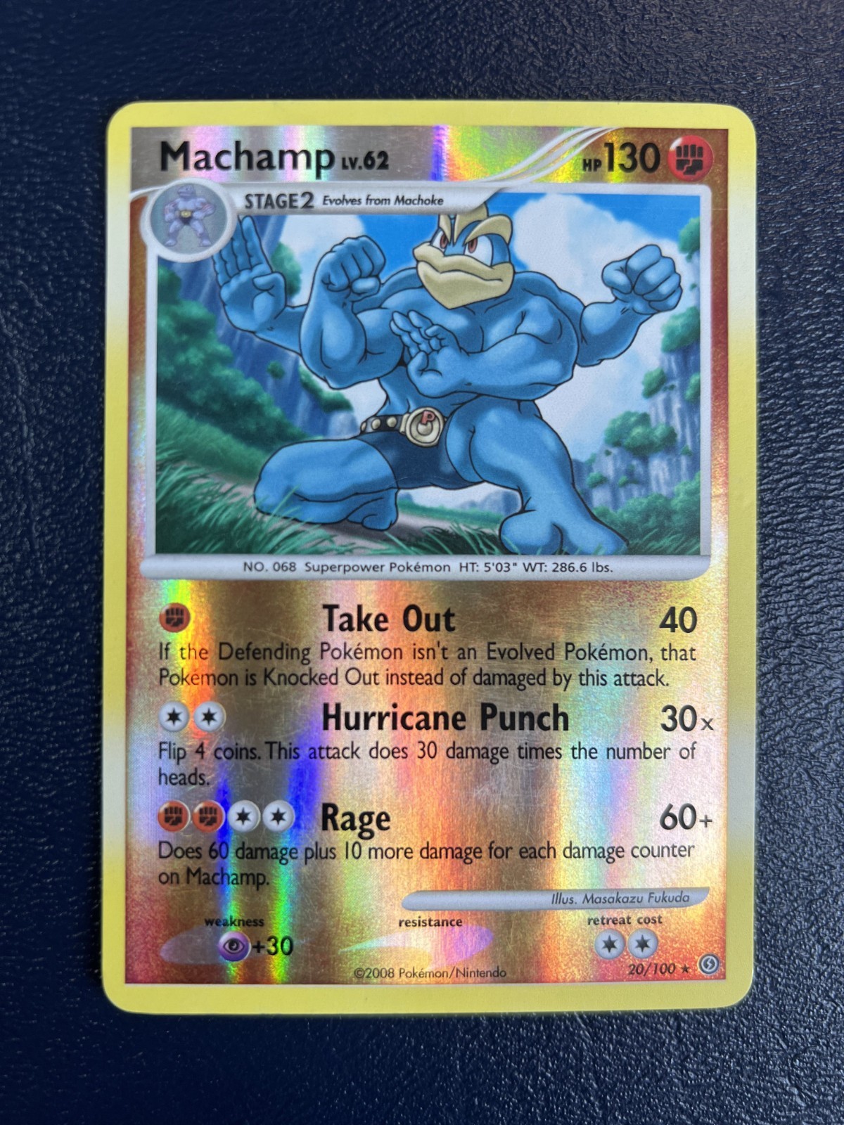 Machamp 20/100 Stormfront Reverse Holo - Pokemon Card LP