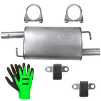 Polmo Mitteltopf Auspuff FüR VW Transporter T5 2.5 TDI 2.0 TDI 2.0 TSI (03-15)