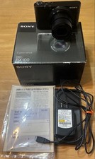 Beautiful condition Sony Cyber shot DSC RX100 body charger manual cosmetic box
