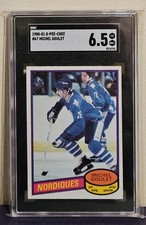 Michel Goulet 1980-81 OPC O Pee Chee RC Rookie Card 67 SGC 6.5. rookie card picture