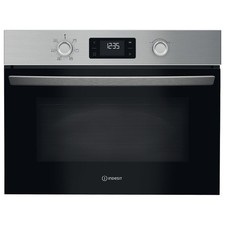 Indesit Built-In Microwave & Grill 40L Stainless Steel Auto-Cook, Quartz Grill